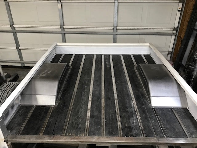 Raised bed front header panel